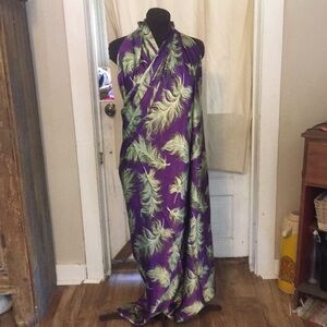 Handmade Wrap Dress and Sheer Top